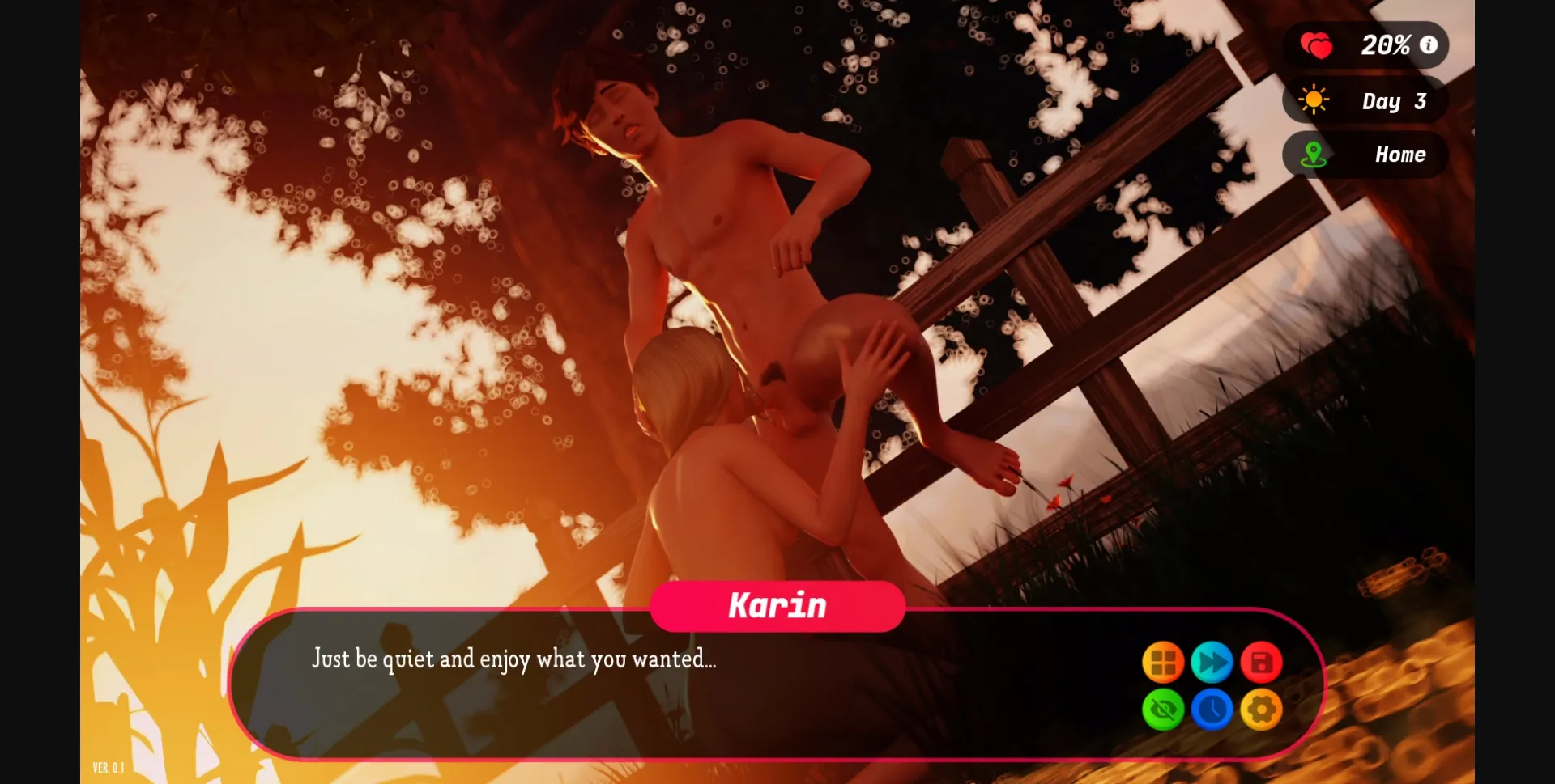 Ren'Py Abandoned Contact  Karin's Story [v0.1] [ezh] | Free Adult Games