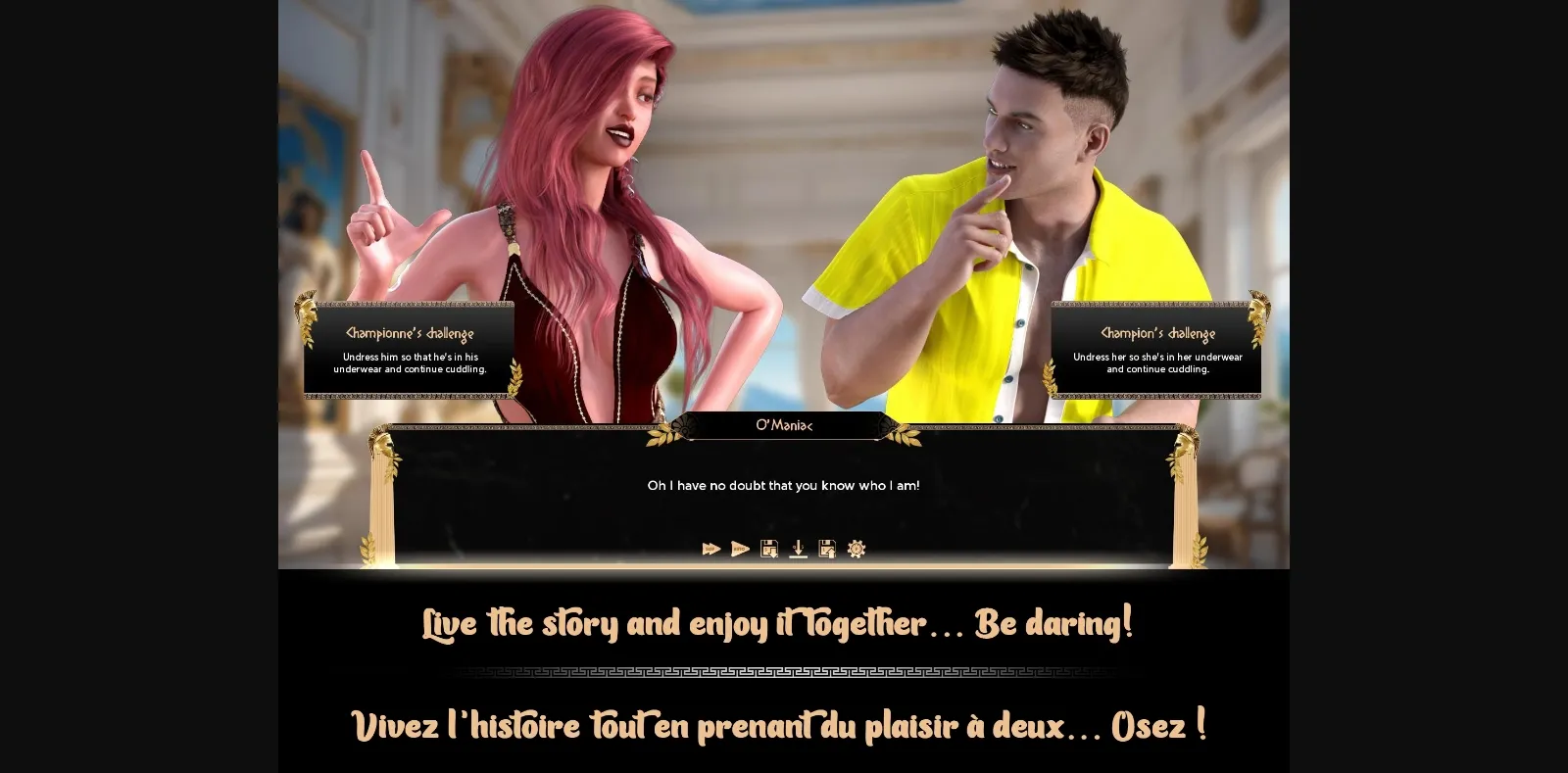 Ren'Py Abandoned Couples Quest Omaniacs Odyssey [Ch. 1 v0.12] [Kinky Pandas Games] | Free Adult Games