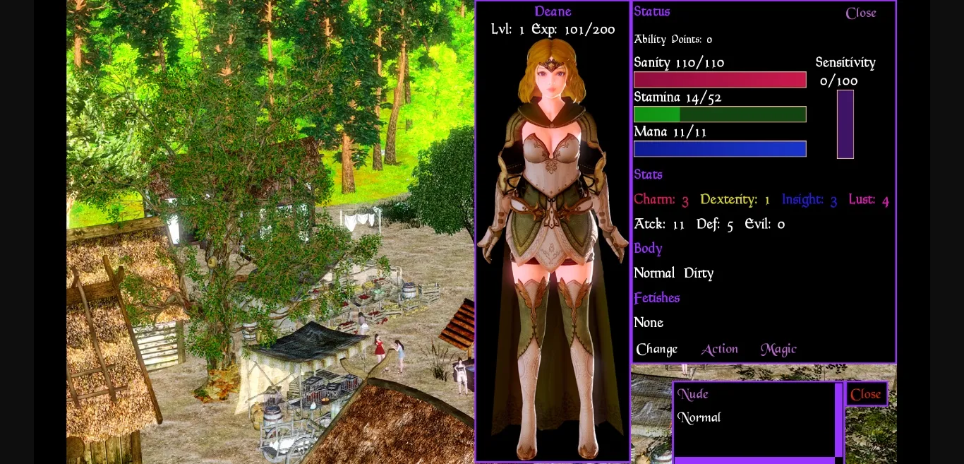 Ren'Py Abandoned Futanari Fantasy [v0.2c] [LvdvE] | Free Adult Games