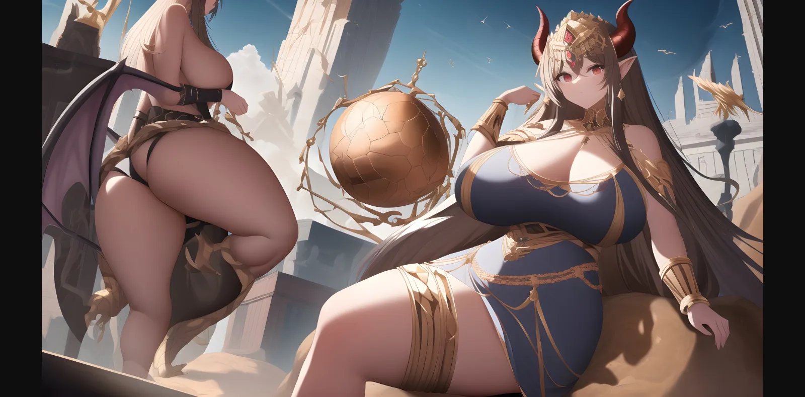 Ren'Py Abandoned Goddess' Bride  From Office Worker to Omni Empress [v0.160] [Omni-Waifuism] | Free Adult Games