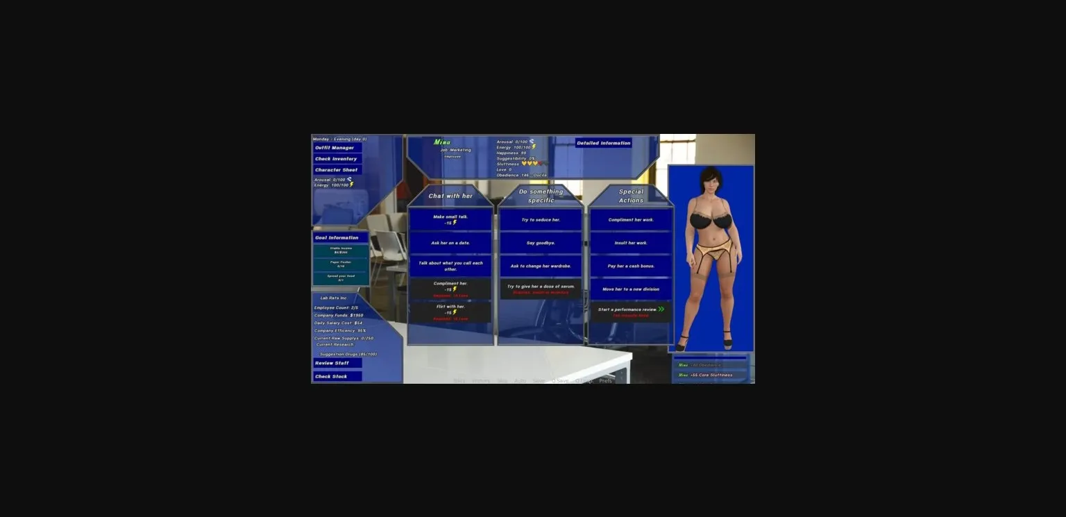 Ren'Py Abandoned Lab Rats 2 [v0.51.1] [Vren] | Free Adult Games