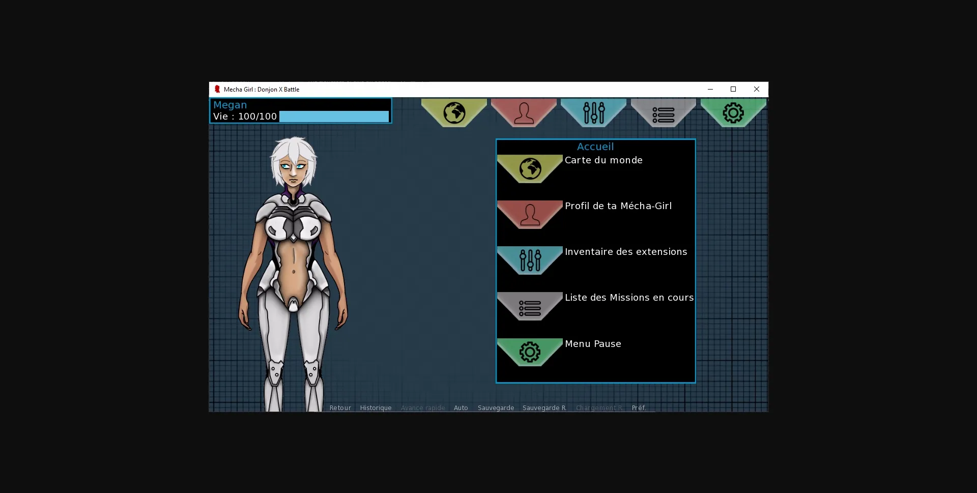 Ren'Py Abandoned Mecha Girl   Donjon X Battle [Demo] [The Lionesses of Sins] | Free Adult Games