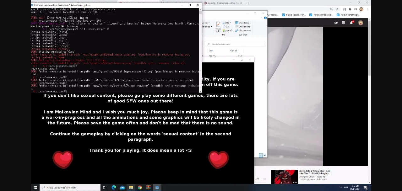 Ren'Py Abandoned Pokeboy Trainer Girl [v0.0.1] [Malkavian] | Free Adult Games