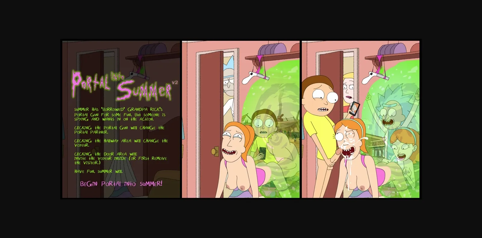 Ren'Py Abandoned Portal Into Summer [v2.0] [Inkalicious] | Free Adult Games