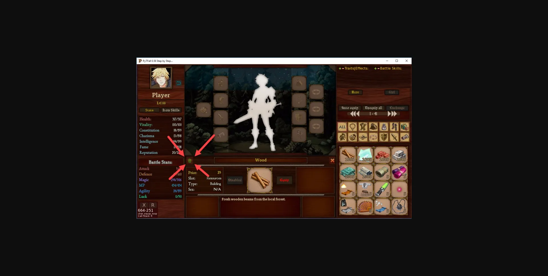 Ren'Py Abandoned PyTFall [v0.72 Beta] [Xela] | Free Adult Games