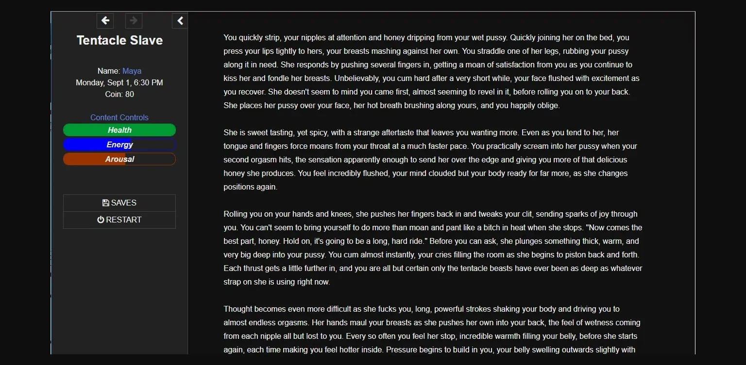 Ren'Py Abandoned Tentacle Slave [v0.45] [Mouseguru] | Free Adult Games