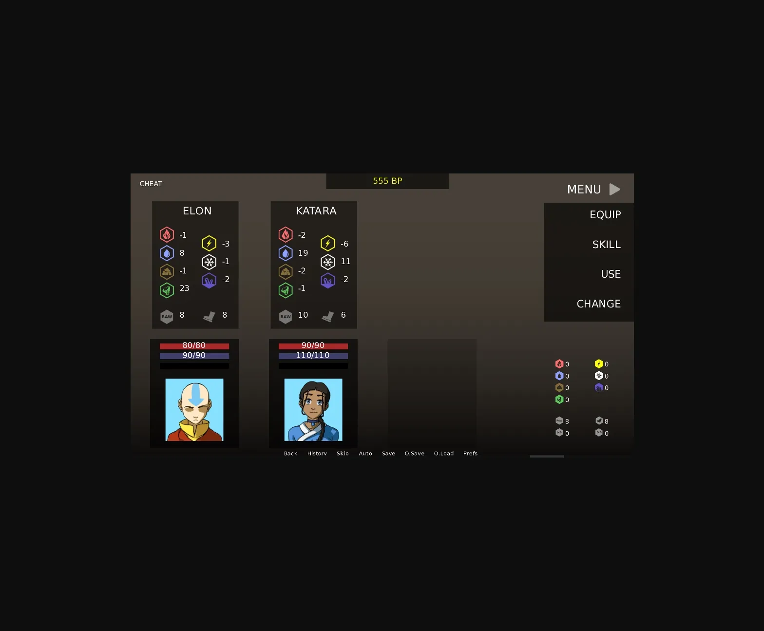 Ren'Py Abandoned The Avatar Trainer [v0.12a] [Rnot2000] | Free Adult Games