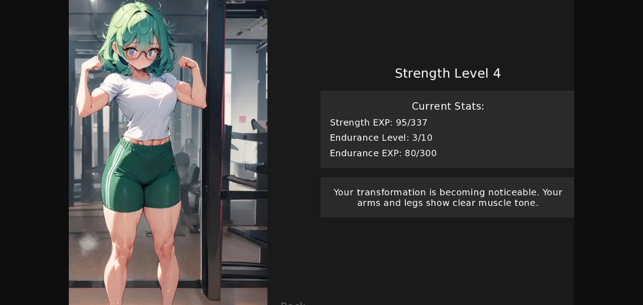 Ren'Py Becoming Amazon [v0.2] [Curvy Enjoyer] | Free Adult Games