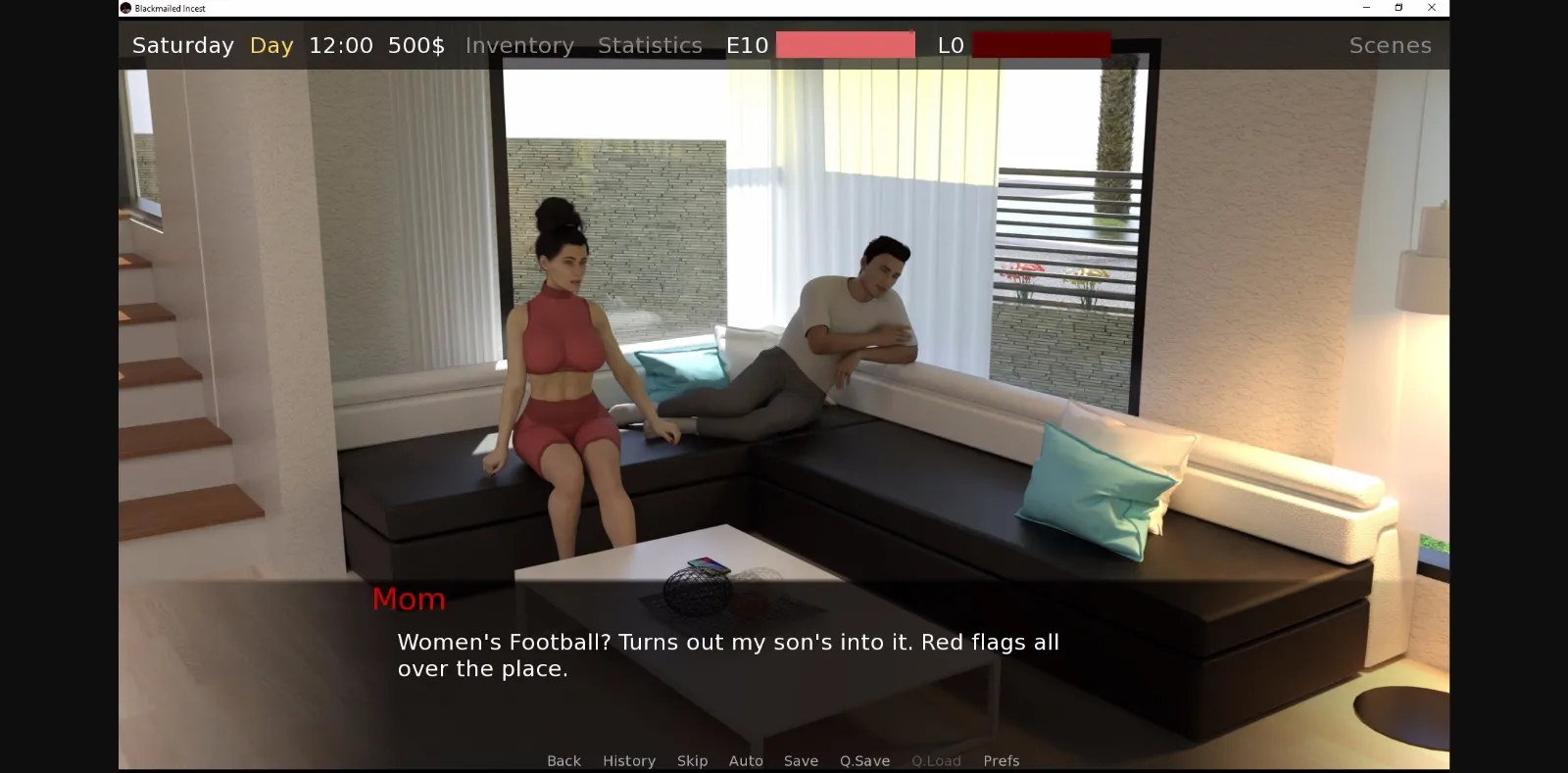 Ren'Py Blackmailed Incest Game [v0.2.1-dev] [Slutogen] | Free Adult Games