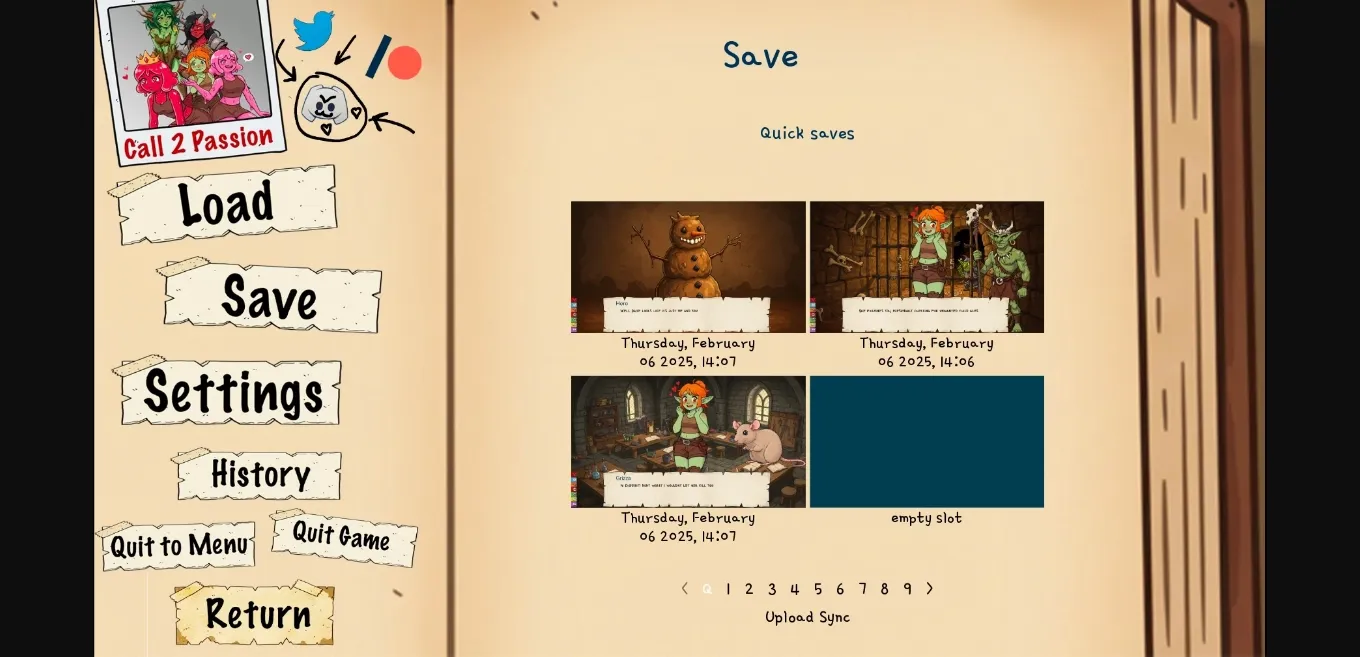 Ren'Py Call to Passion [v0.1.6a] [Crystal Door Studios] | Free Adult Games