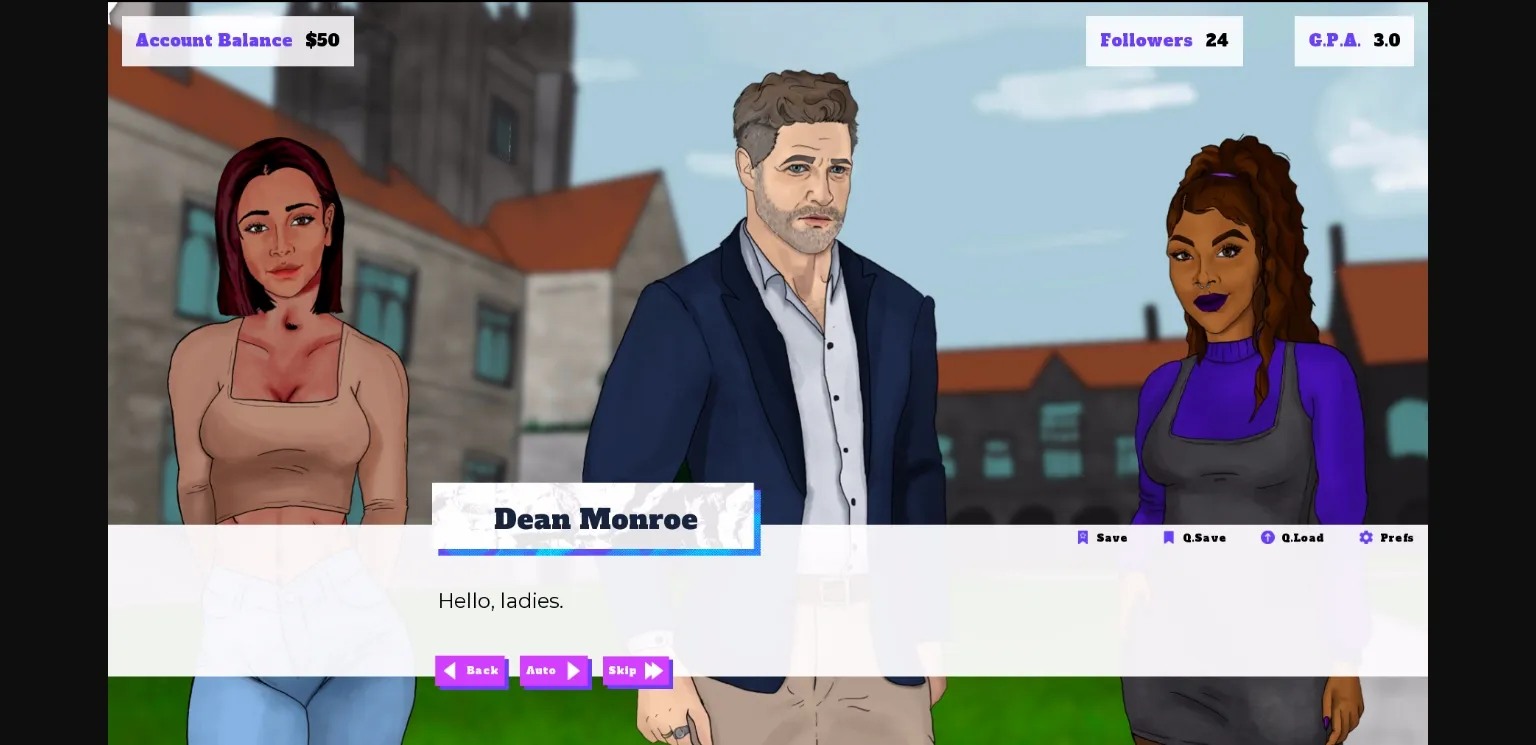 Ren'Py College Craze [v0.7] [Pretty Ink] | Free Adult Games