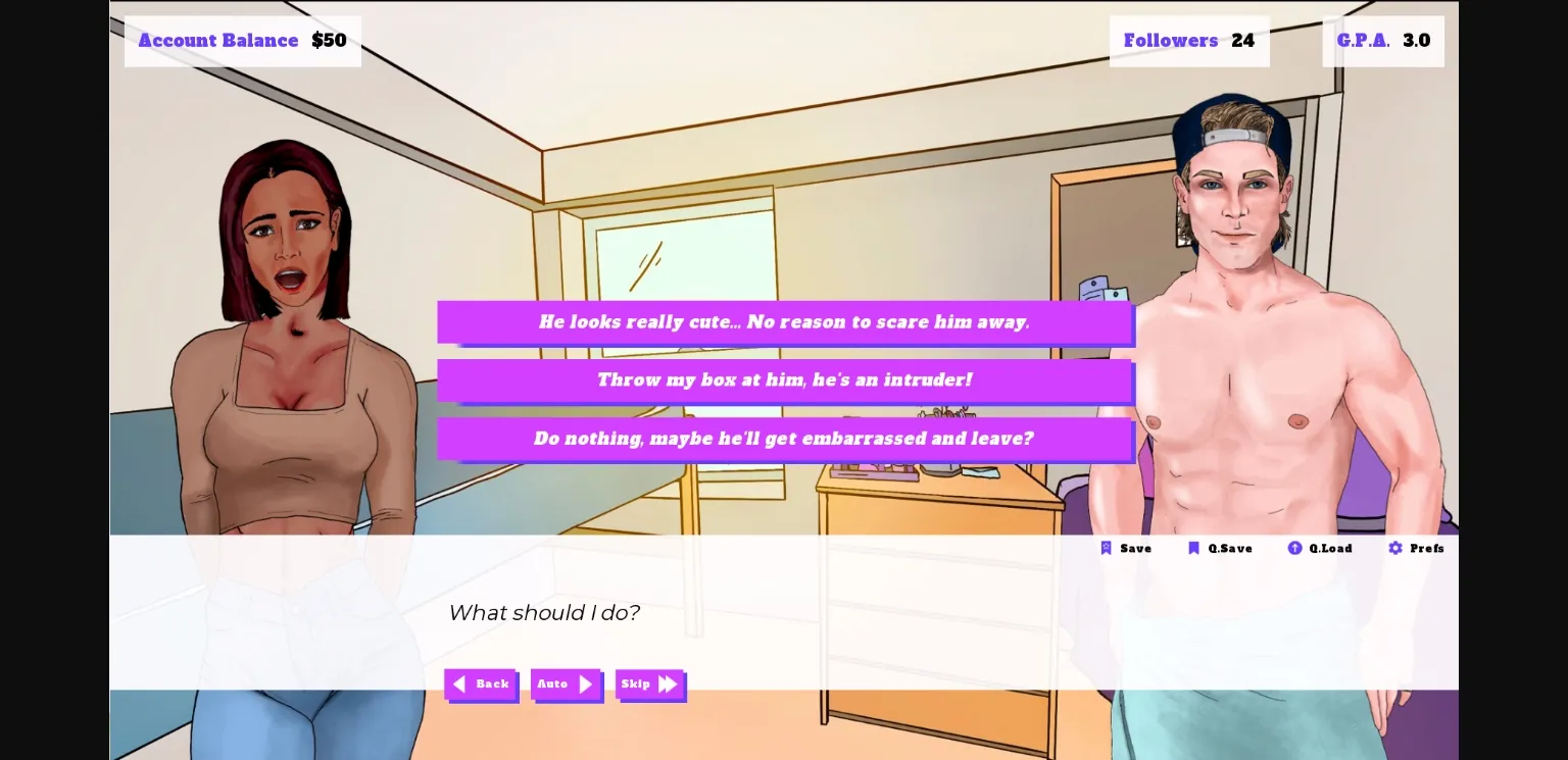 Ren'Py College Craze [v0.7] [Pretty Ink] | Free Adult Games