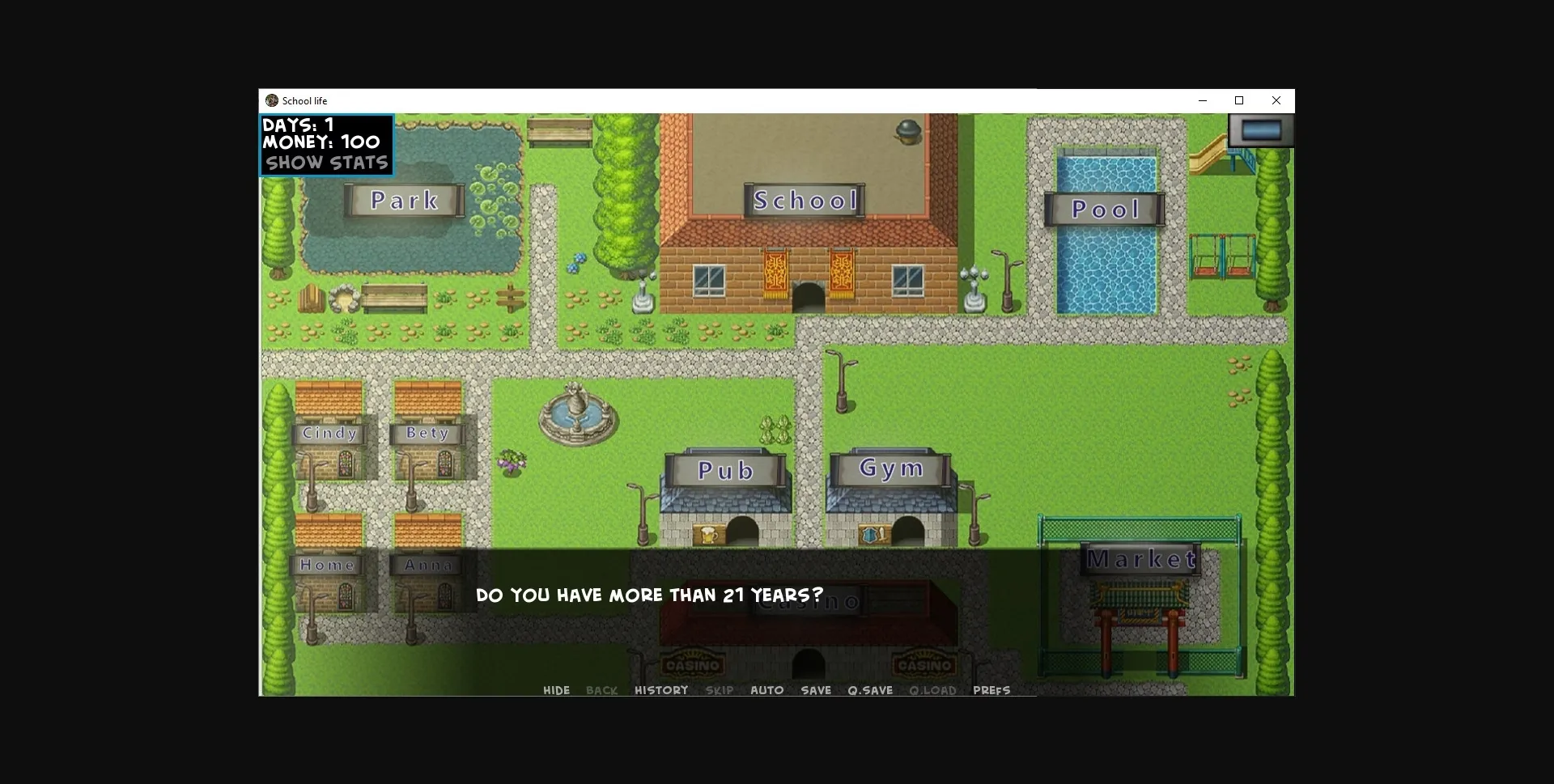 Ren'Py Completed School life [v1.0] [Kamos] | Free Adult Games