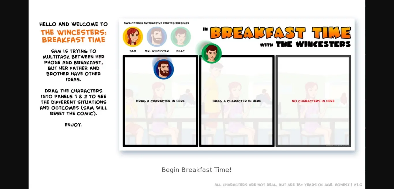 Ren'Py Completed The Wincesters  Breakfast Time [Final] [Inkalicious] | Free Adult Games
