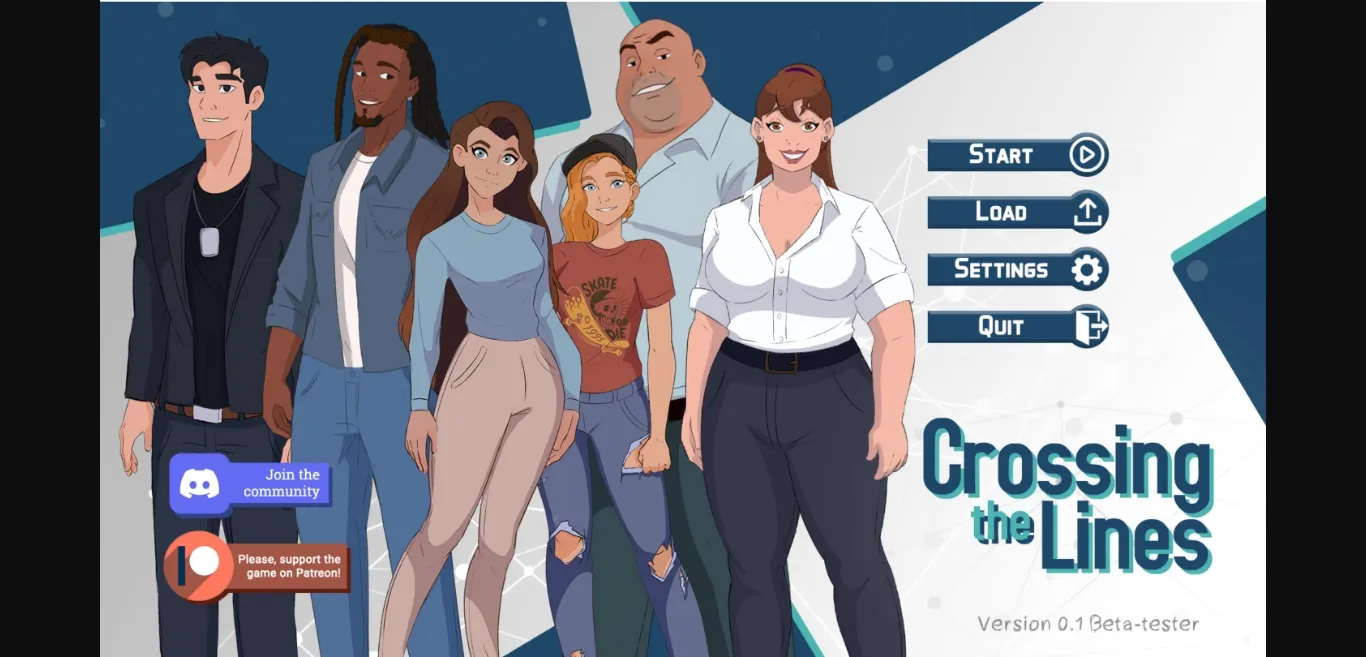 Ren'Py Crossing the Lines [Day4 Alpha] [Temptales Studio] | Free Adult Games