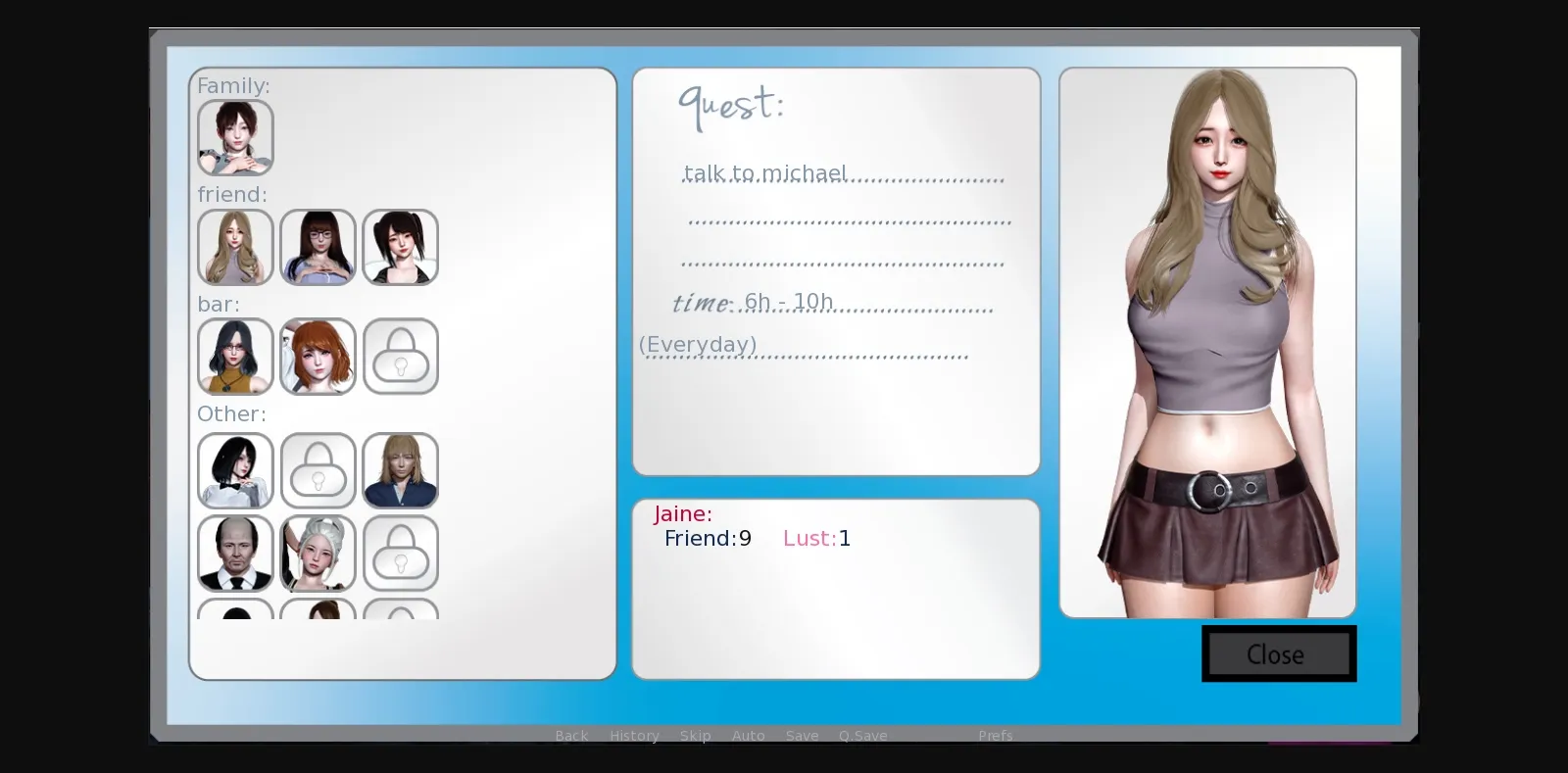 Ren'Py Evelyn's Story [v0.40.1] [Rabbit Haven] | Free Adult Games