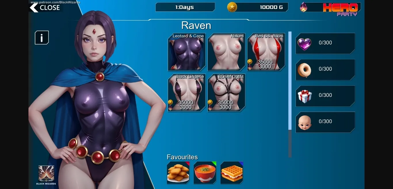Ren'Py Hero Party [v0.9] [BlackWizards] | Free Adult Games