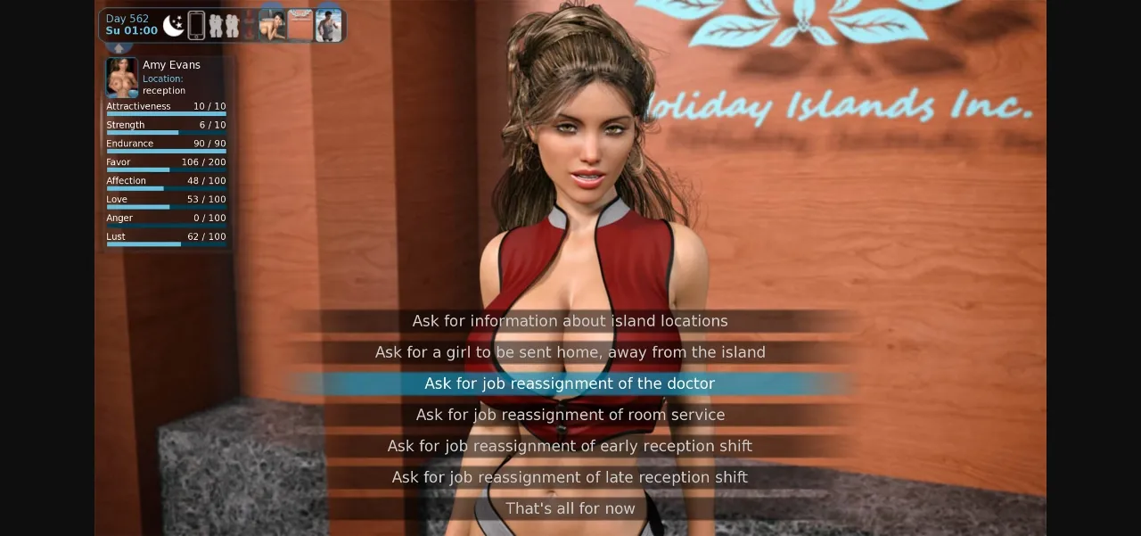 Ren'Py Holiday Island [v0.5.0.1] [darkhound1] | Free Adult Games