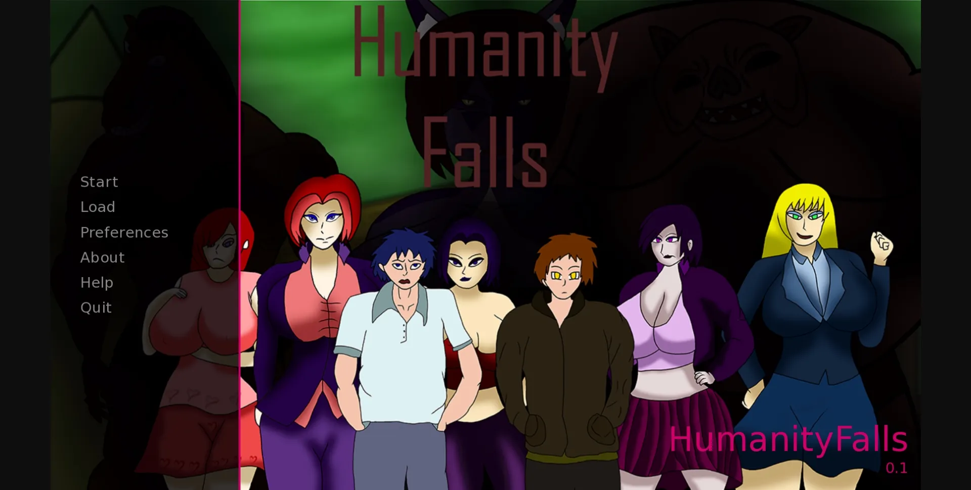 Ren'Py Humanity Falls [v0.1] [H-Bites] | Free Adult Games