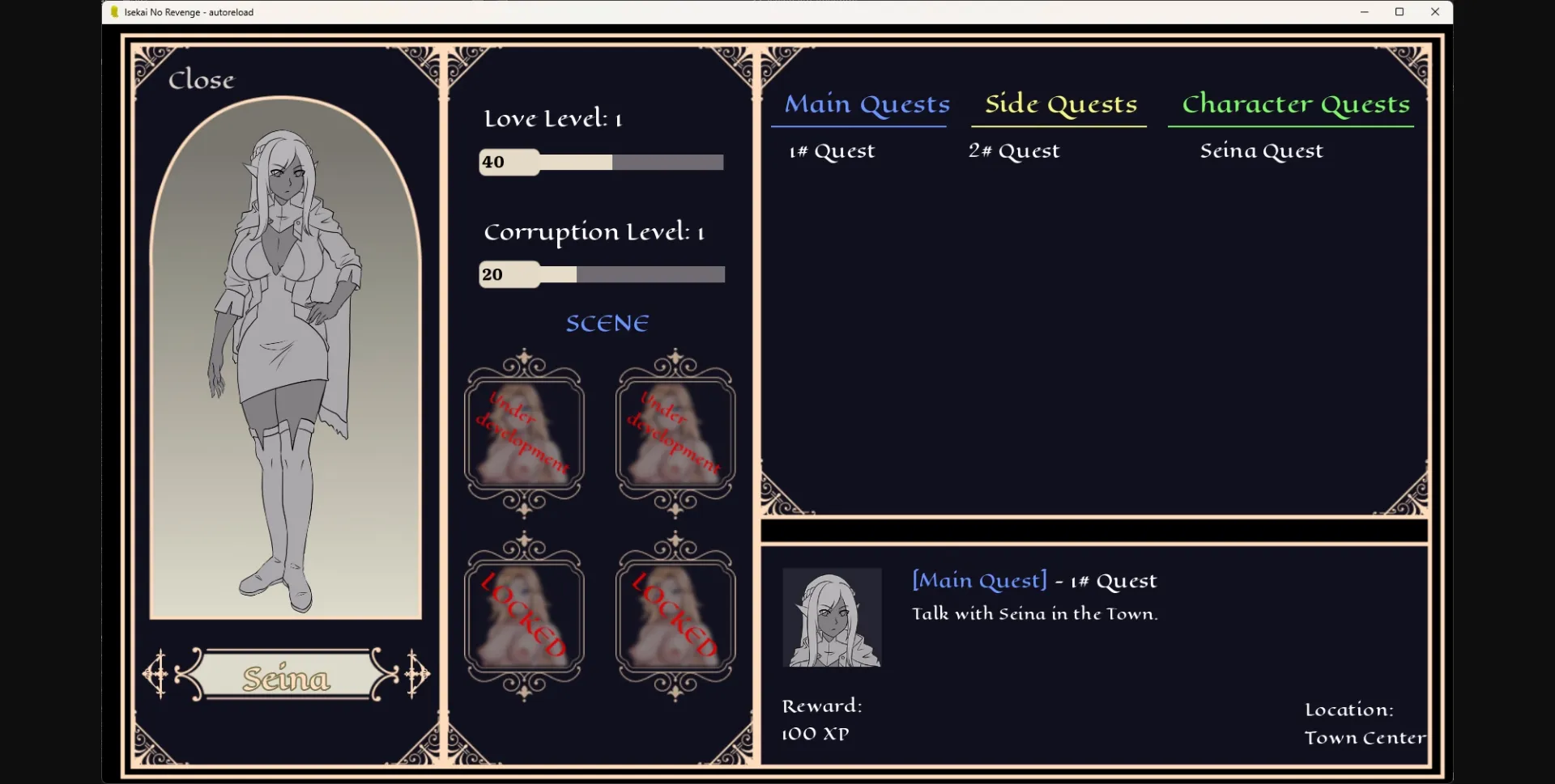 Ren'Py Isekai No Revenge [v0.1] [Sali-sensei] | Free Adult Games