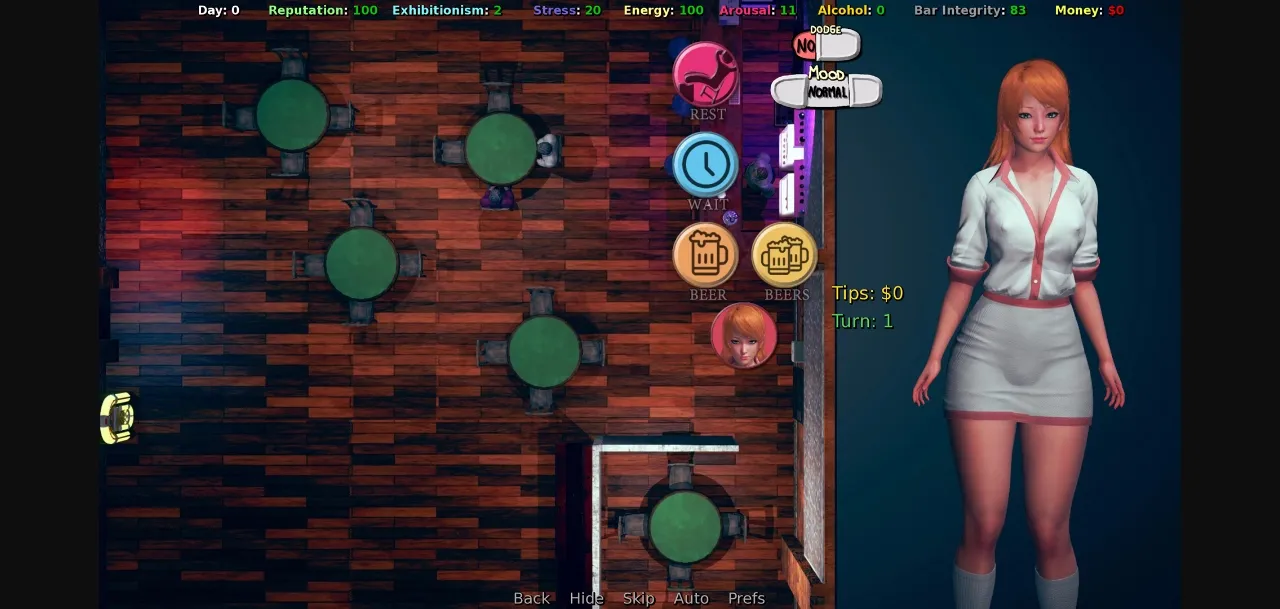 Ren'Py Life as an Innocent Waitress [v0.1.0] [Frisson Studios] | Free Adult Games