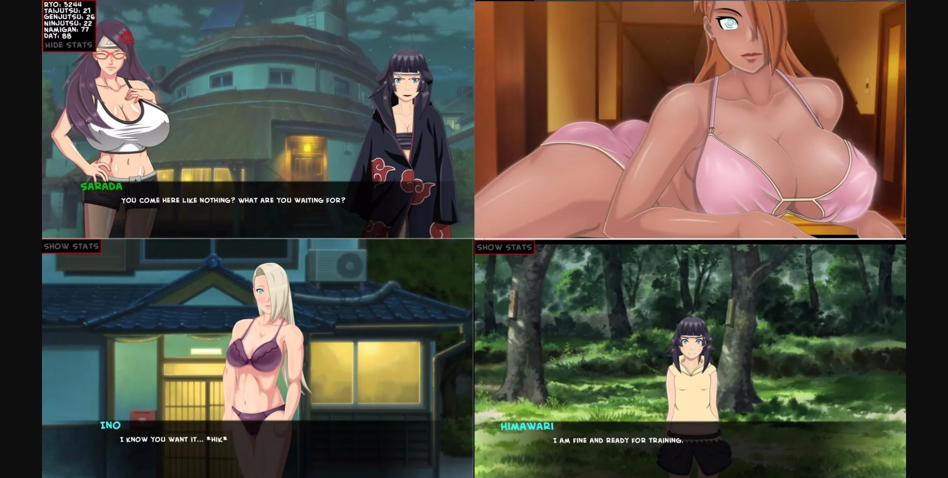 Ren'Py Sarada Training  The Last War [v3.8] [Kamos] | Free Adult Games