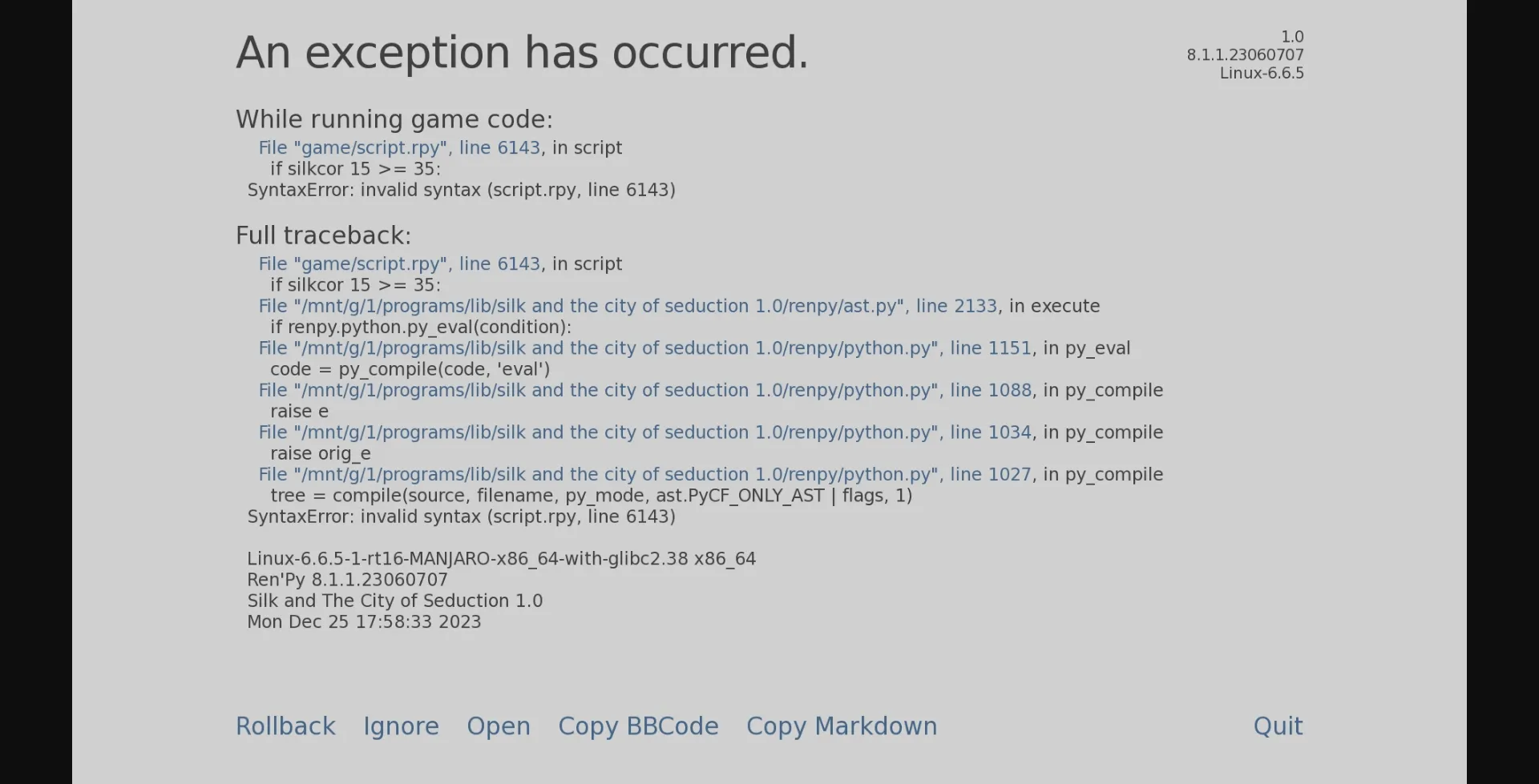 Ren'Py Silk and the City of Seduction [v2.34] [Devious Delight Games] | Free Adult Games