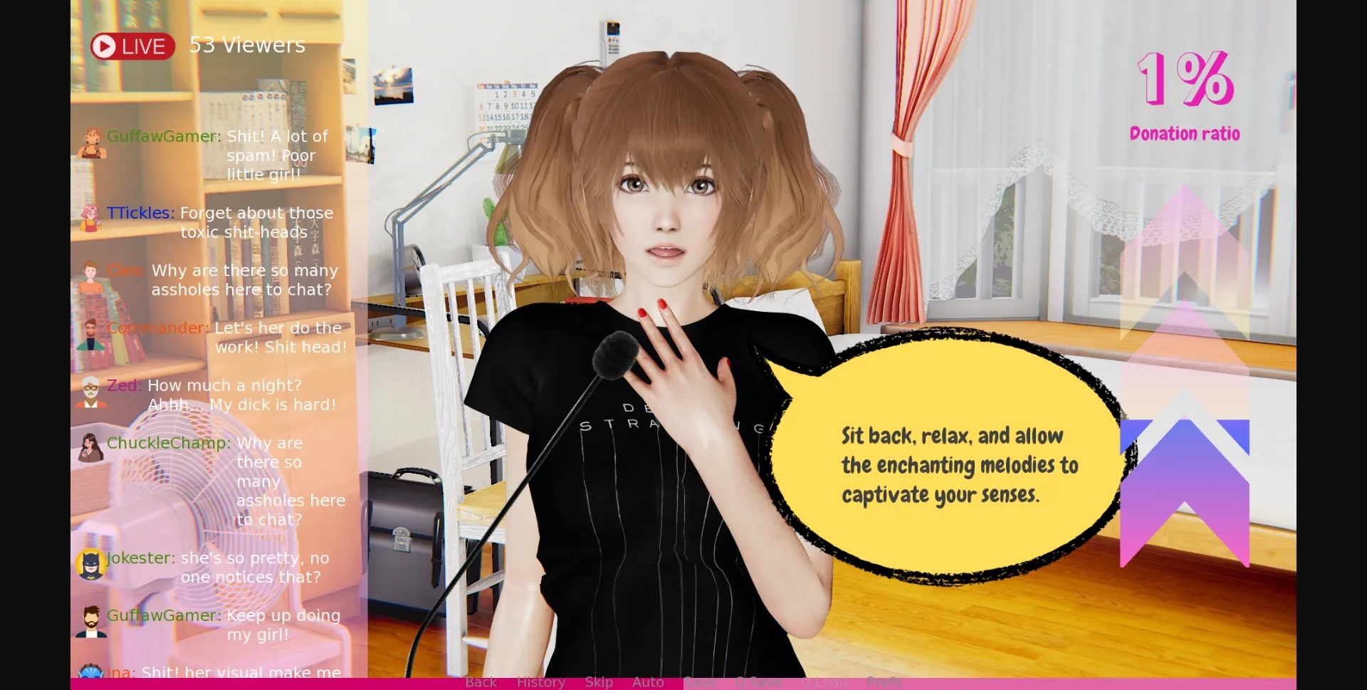 Ren'Py Sister Streaming Sim [1.2.1] [RudeStudio] | Free Adult Games