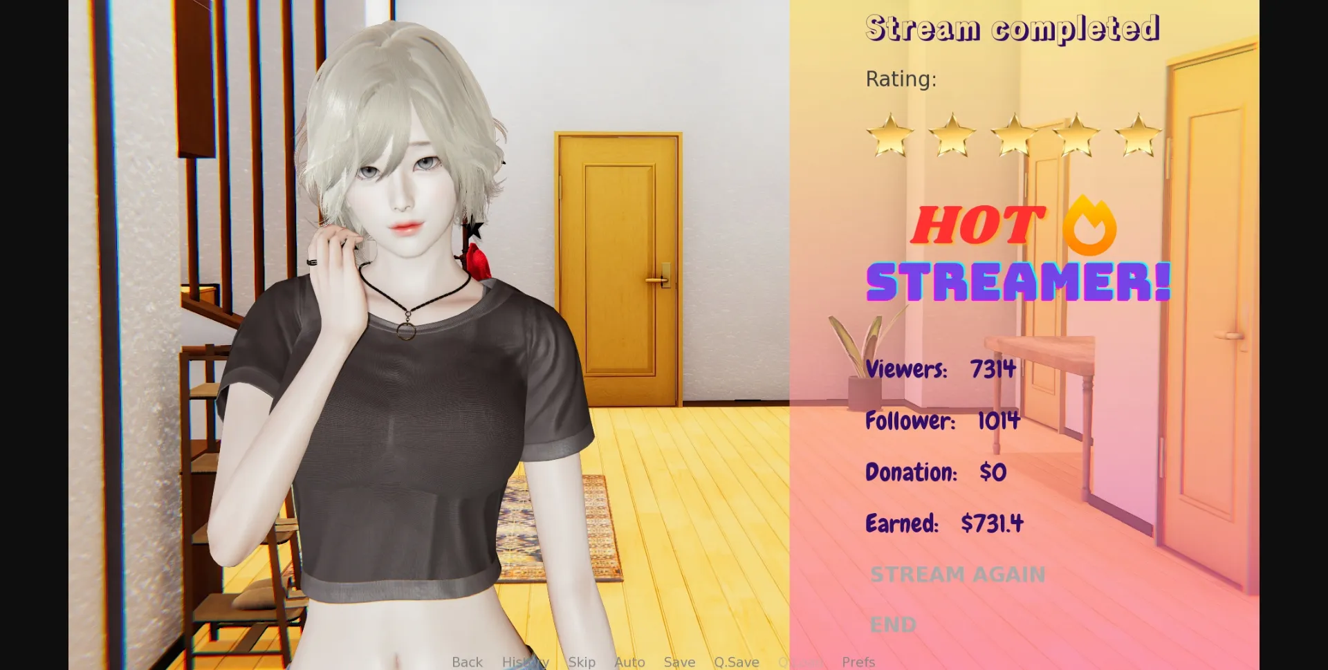 Ren'Py Sister Streaming Sim [1.2.1] [RudeStudio] | Free Adult Games