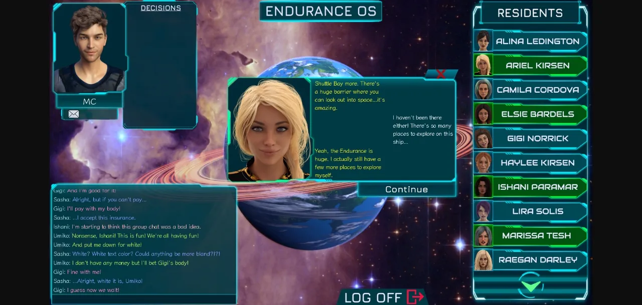 Ren'Py Stranded in Space [Days 1-19 Elysium] [WildMan Games] | Free Adult Games