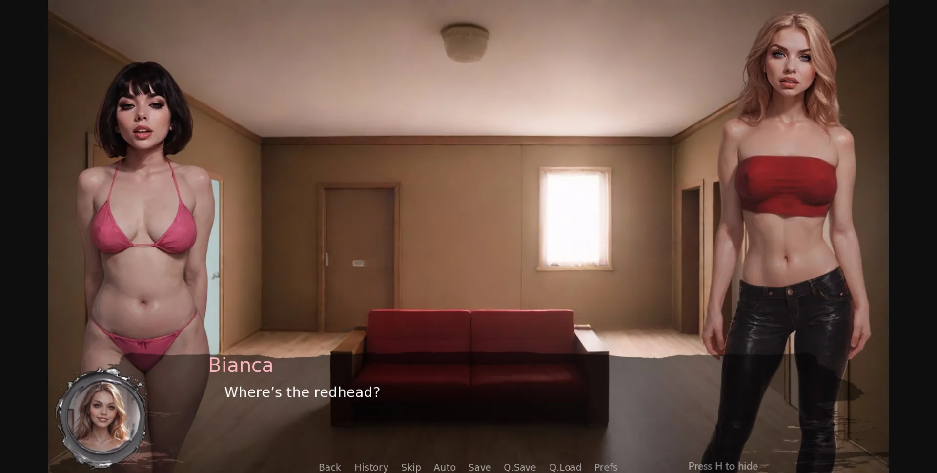 Ren'Py Three and One  The Cursed Mansion [v0.161] [Man from icecream van] | Free Adult Games