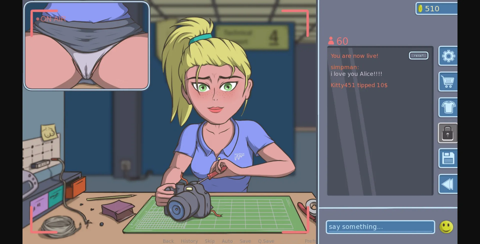 Ren'Py WebFame [v0.7.2] [Freyleigh] | Free Adult Games