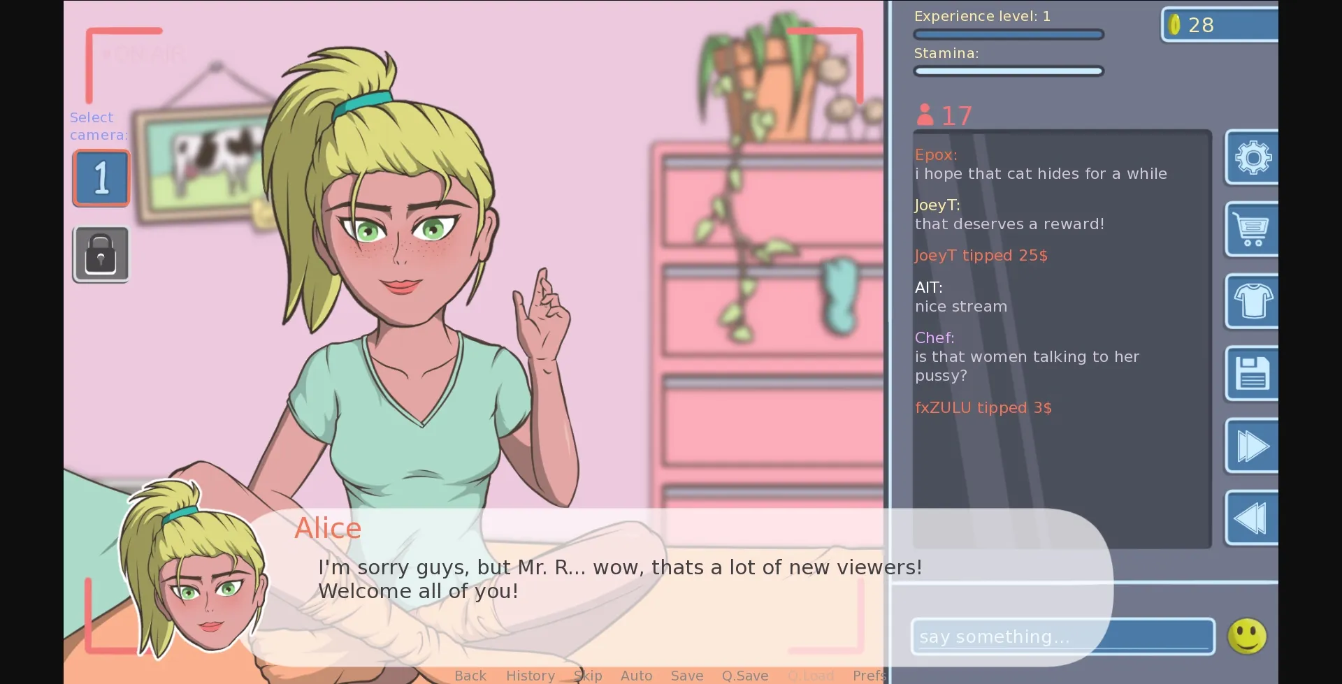 Ren'Py WebFame [v0.7.2] [Freyleigh] | Free Adult Games