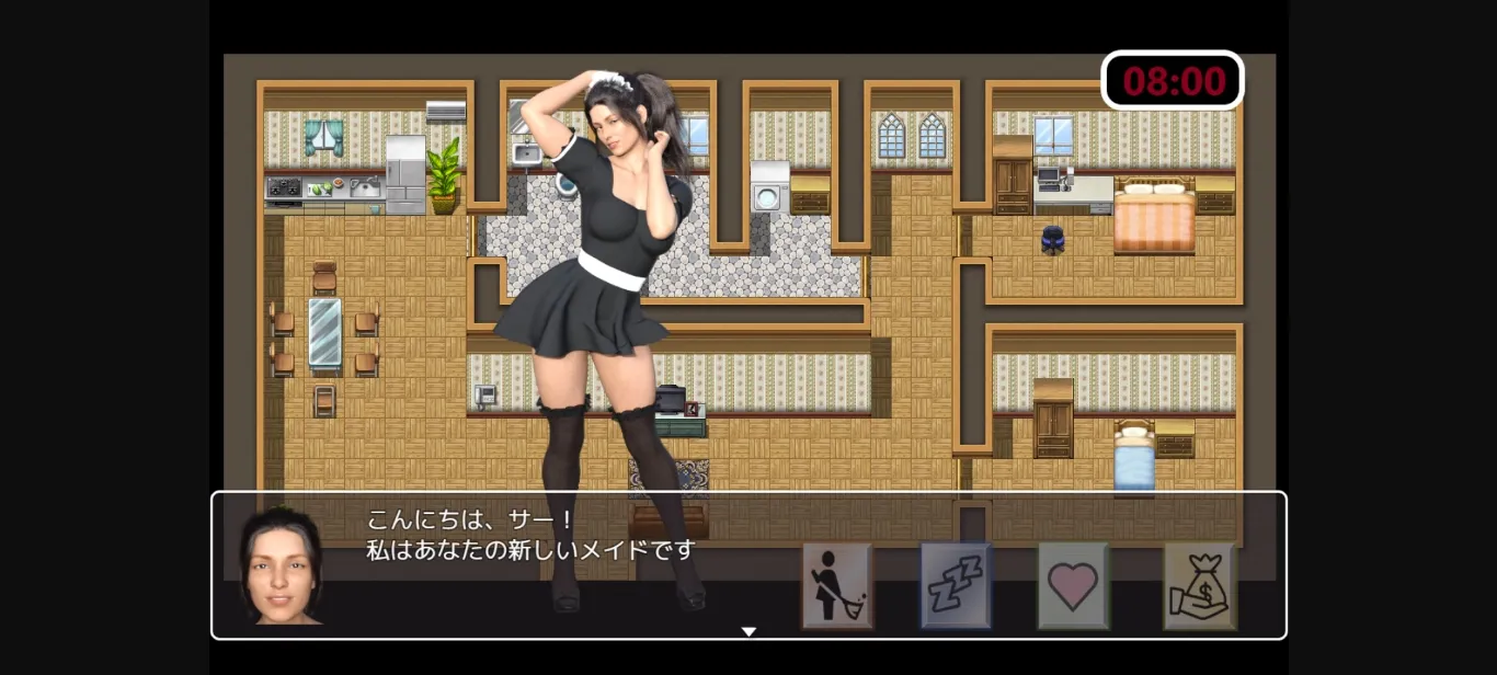 RPGM Abandoned Beautiful Maid [v0.6 Public] [DanGames] | Free Adult Games