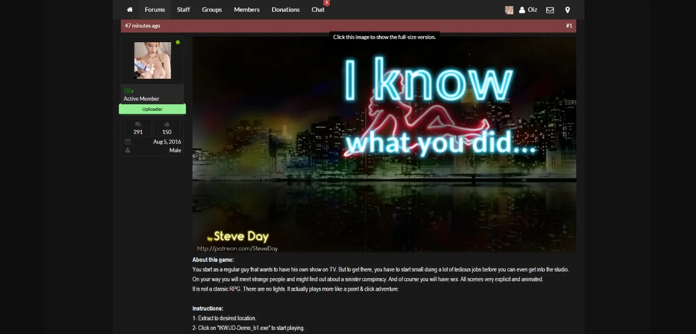 RPGM Abandoned I Know What You Did [Demo B1] [Steve Day] | Free Adult Games