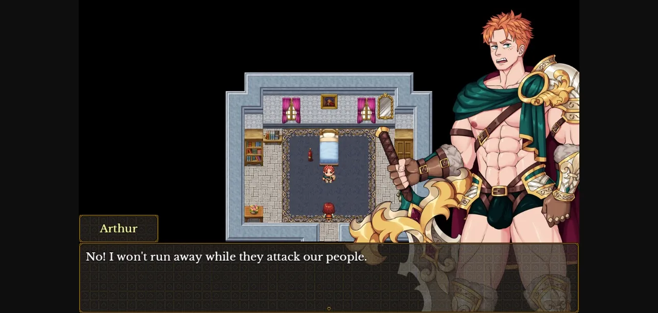 RPGM Arthur's Quest Between the Big Sword and the Bara Spirits [Demo] [Male Doll] | Free Adult Games