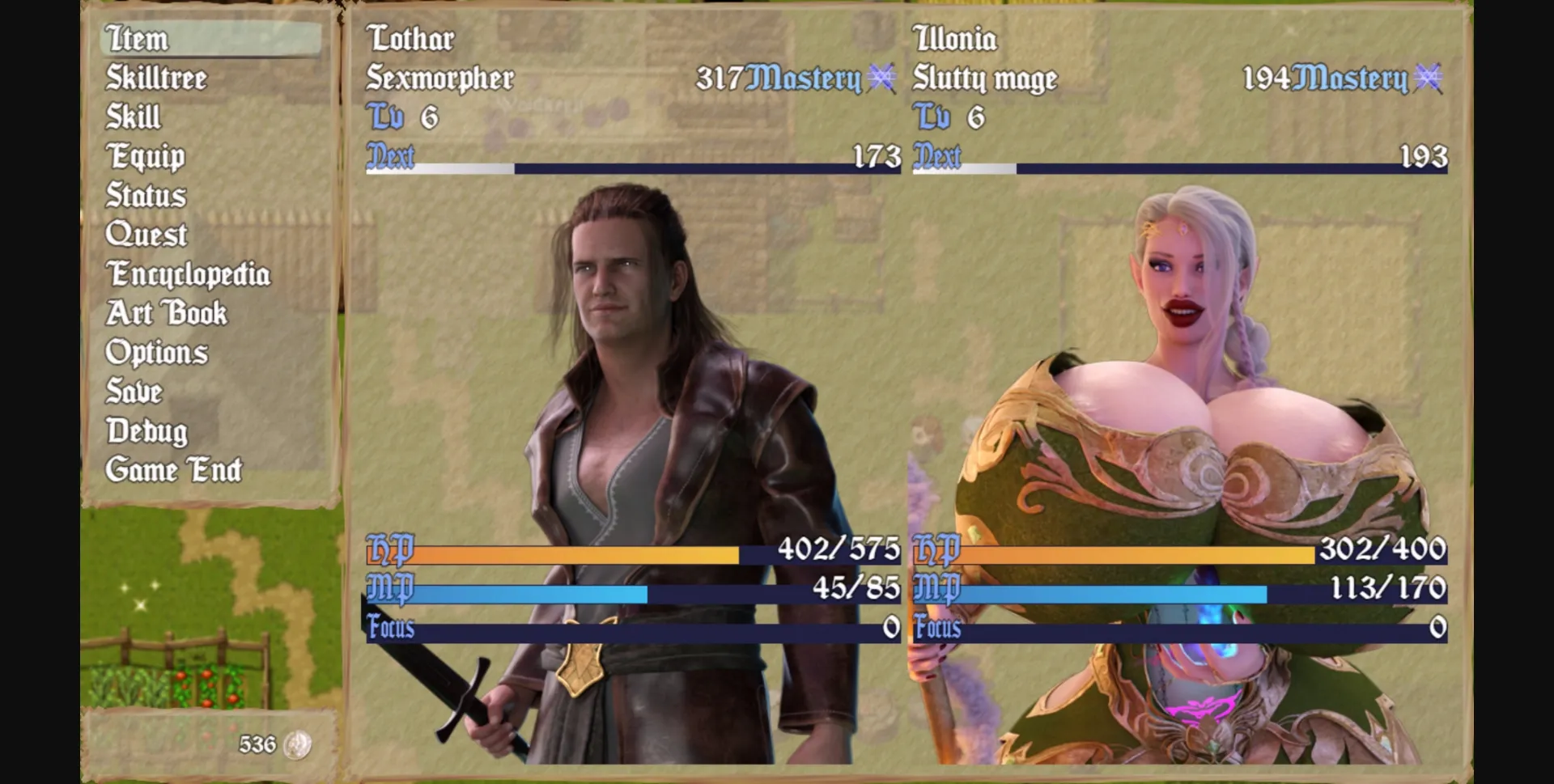 RPGM Ballad of Outstanding Bimbo Sorcery [v0.11] [Screwthename] | Free Adult Games