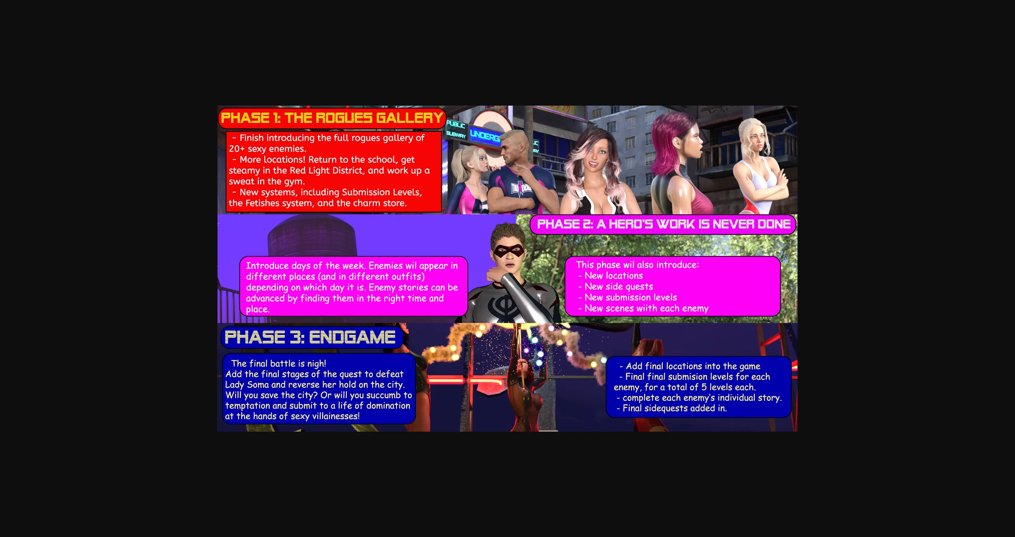 RPGM City of Broken Dreams  A Femdom Superhero Game [v0.012] [CODB] | Free Adult Games