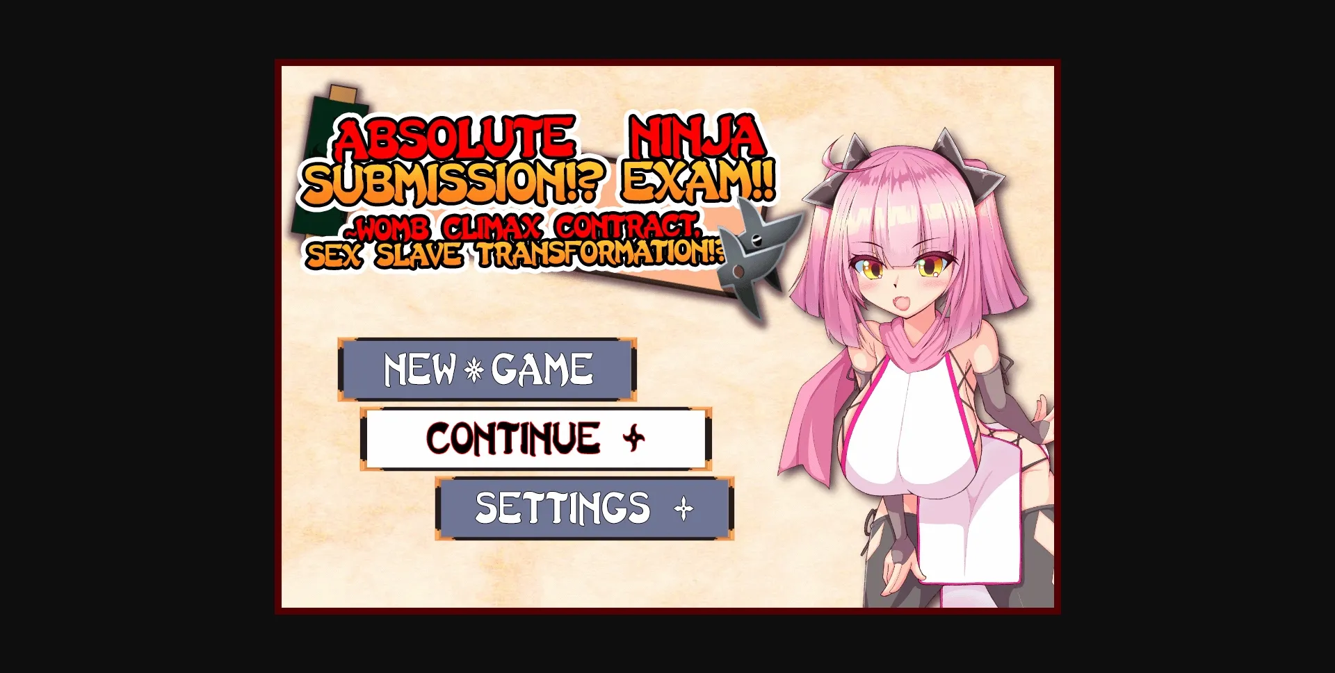 RPGM Completed Absolute Submission!  Ninja Exam! ~Womb Climax Contract, Sex Slave Transformation! ~ [Tanoshiitake] | Free Adult Games