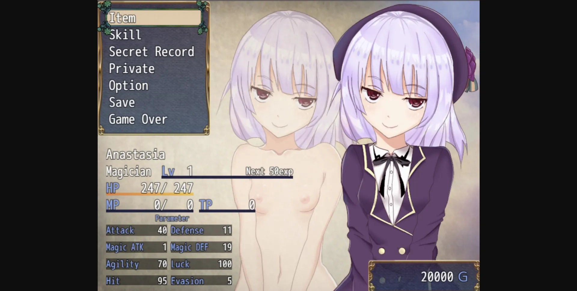 RPGM Completed Anastasia and the Lewd Curse [v1.1] [Jupiter Croissant] | Free Adult Games