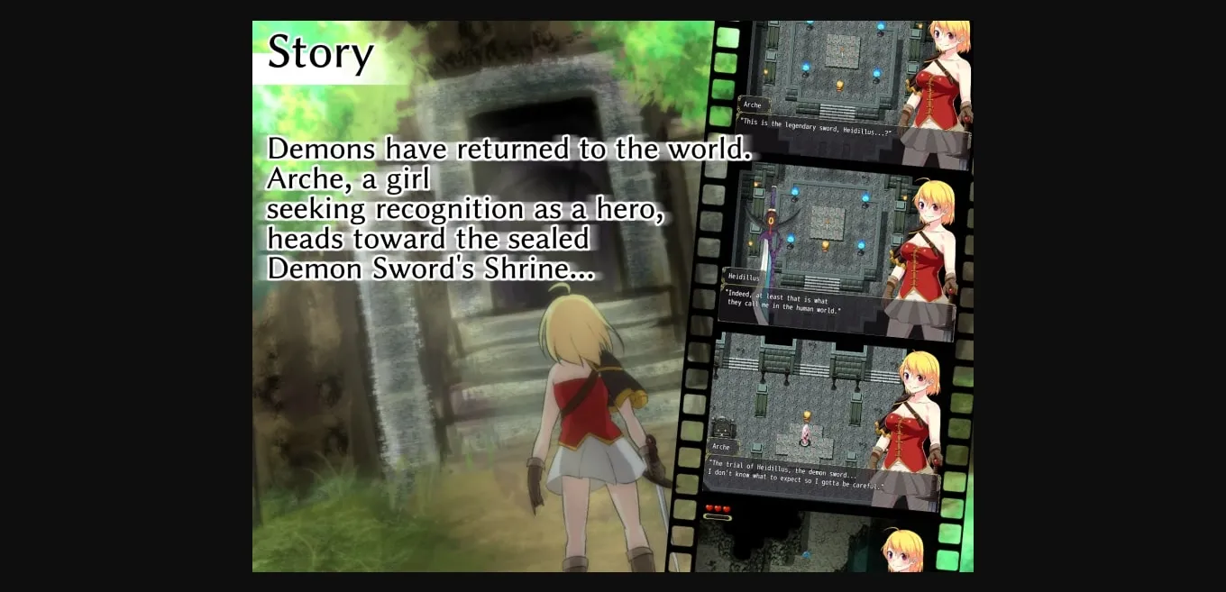 RPGM Completed Arche and The Demonic Sword's Shrine [v1.01] [hanamigasaku] | Free Adult Games