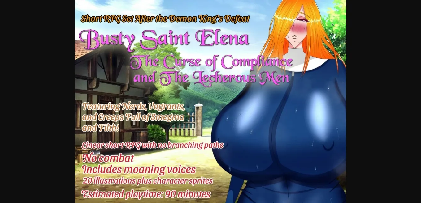 RPGM Completed Busty Saint Elena  The Curse of Compliance and The Lecherous Men [1.0_MOD1] [Puppuku jinjin] | Free Adult Games
