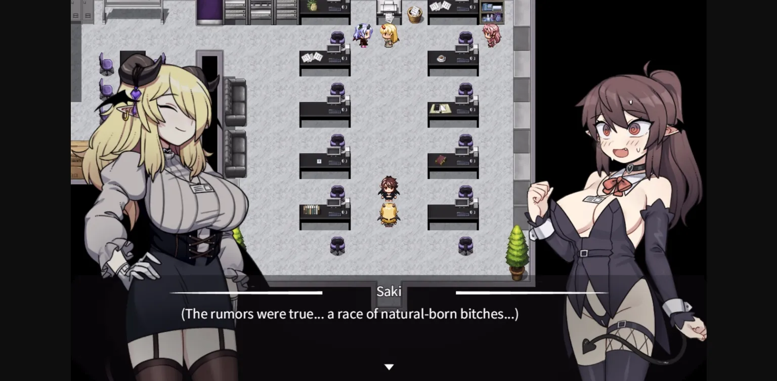 RPGM Completed Corporate Slave Succubus  Survival of Newcomer Succubus Saki-chan [v1.03] [桃丼屋] | Free Adult Games