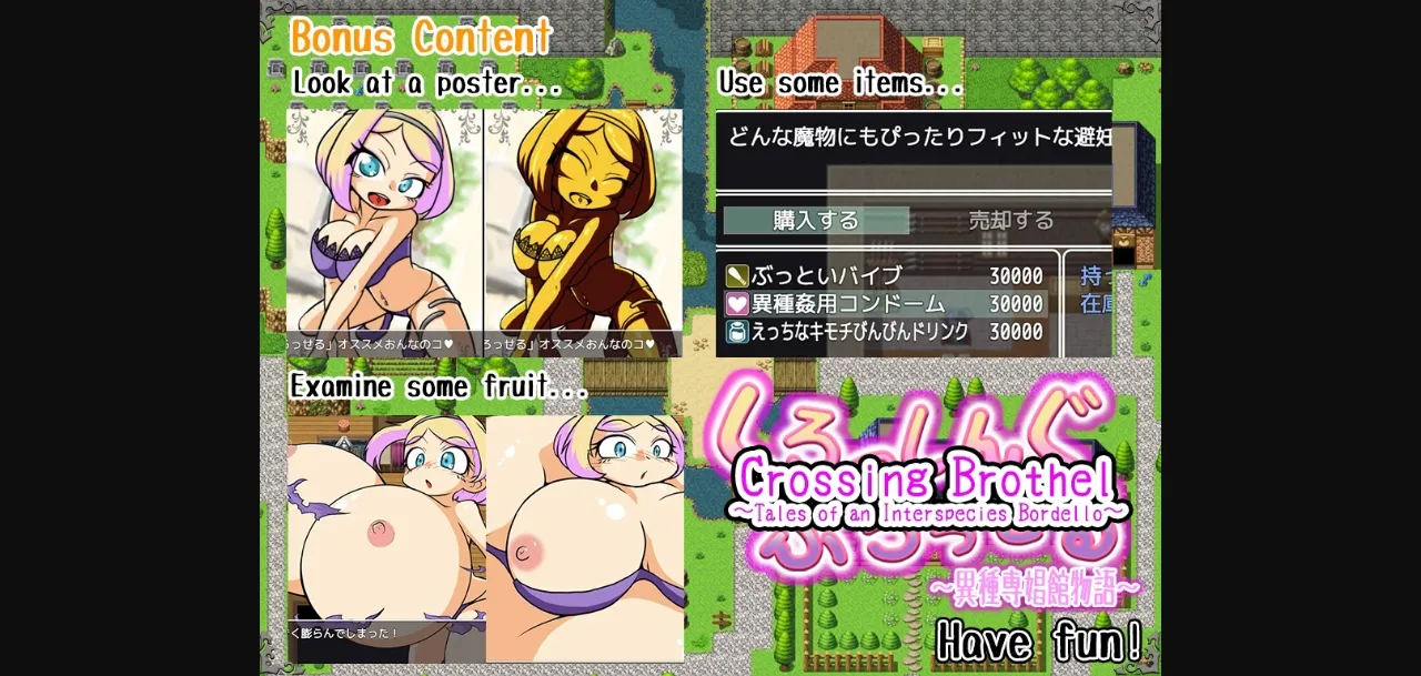 RPGM Completed Crossing Brothel ~Tales of an Interspecies Bordello~ [Final] [Crossing Lab] | Free Adult Games