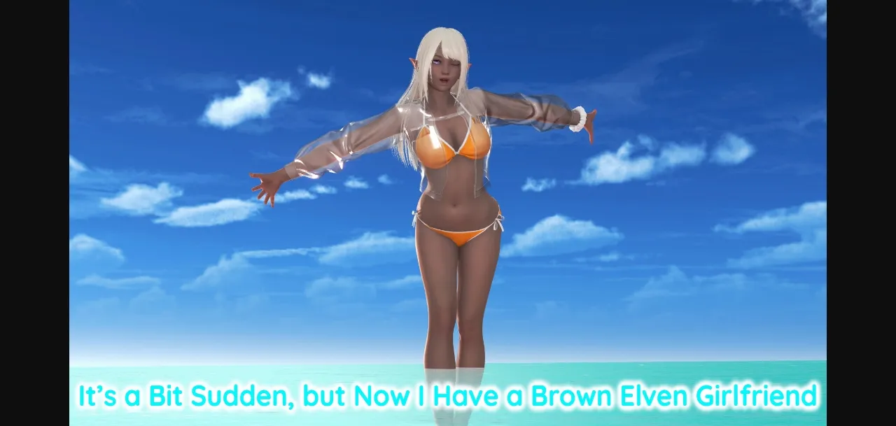 VN Ren'Py It's a Bit Sudden, but Now I Have a Brown Elven Girlfriend [v0.01] [S3 Digital] | Free Adult Games