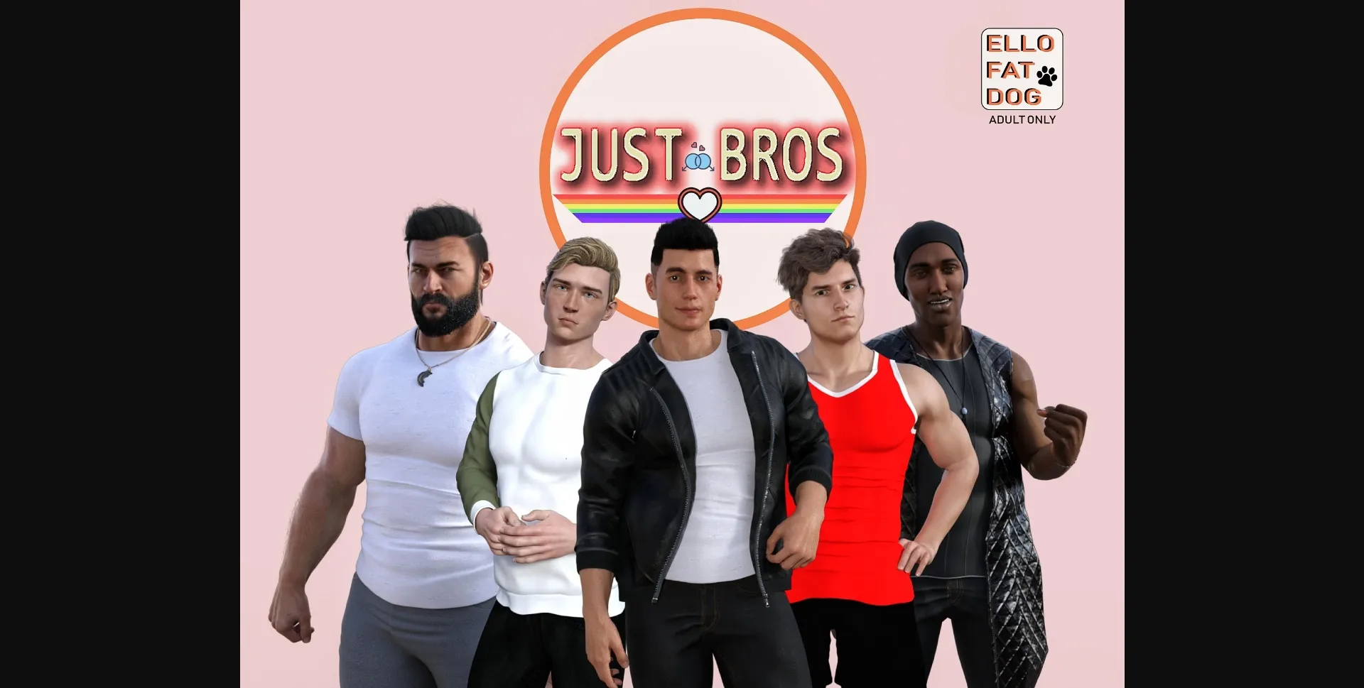 VN Ren'Py Just Bros [v1.30] [Ello Fat Dog] | Free Adult Games